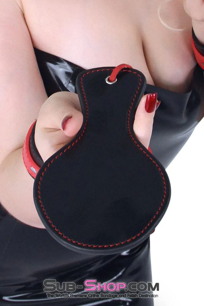 0215DL      French Kiss Red Stitched Mini Pocket Paddler - Image 4
