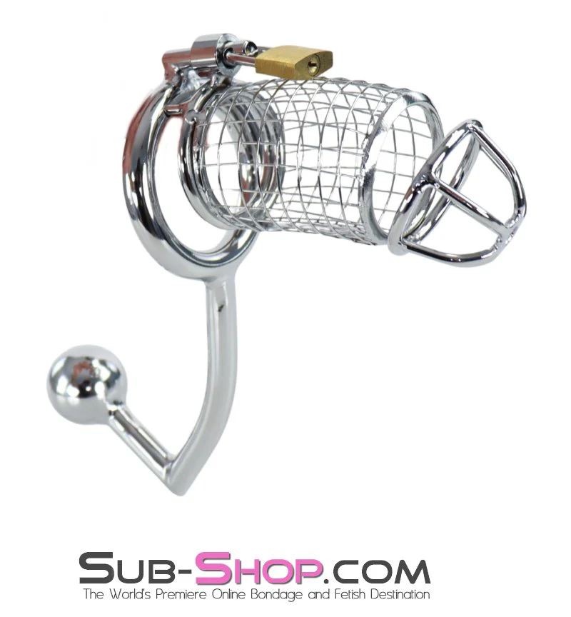 0218M The Ultimate Control Chastity Cage & Plug System