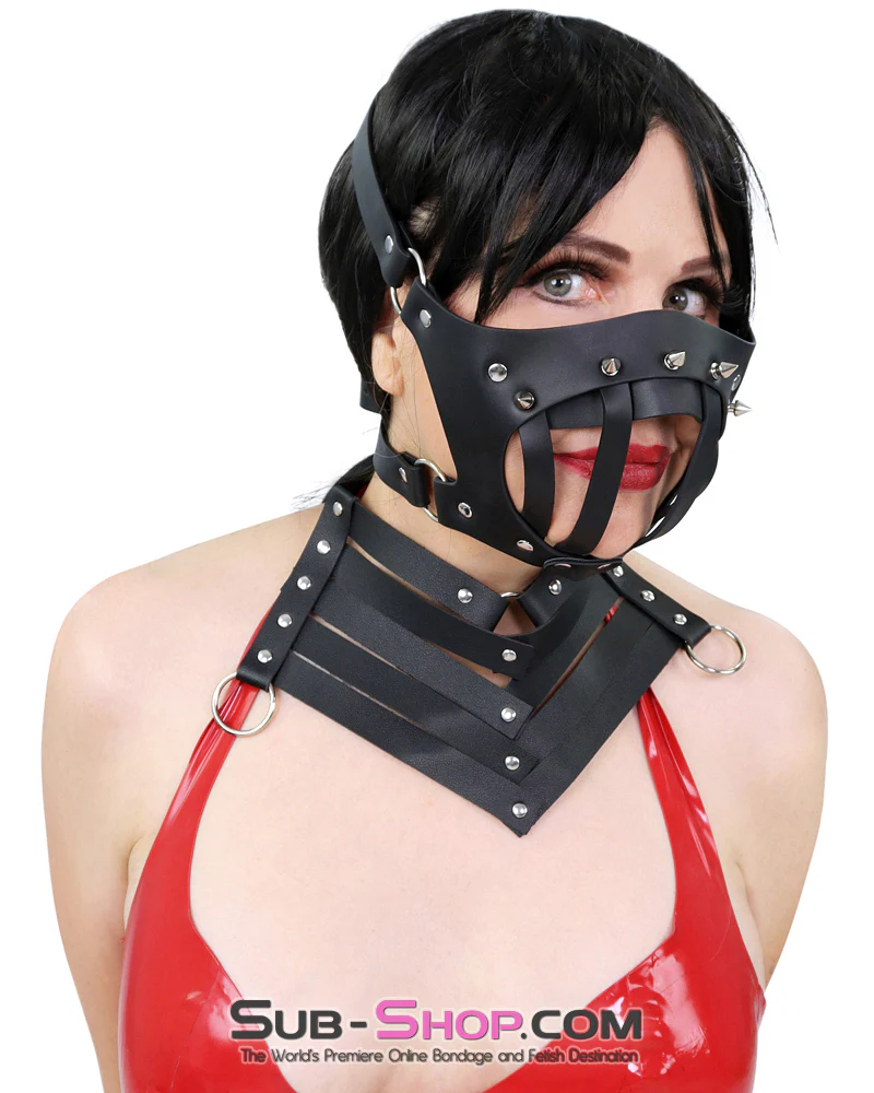0234DL  Spiked Muzzle Harness - Image 3
