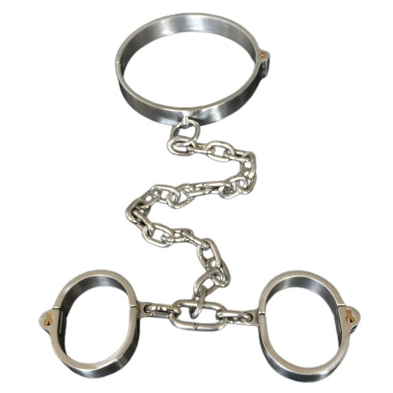 0267M Steel Collar To Wrist Serving Set With Tubular Key Locks