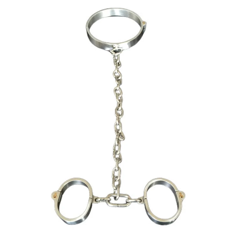 0267M Steel Collar To Wrist Serving Set With Tubular Key Locks - Image 6