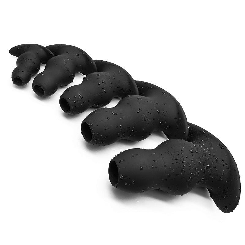 0314M   Hollow Silicone Anal Plug - Image 3