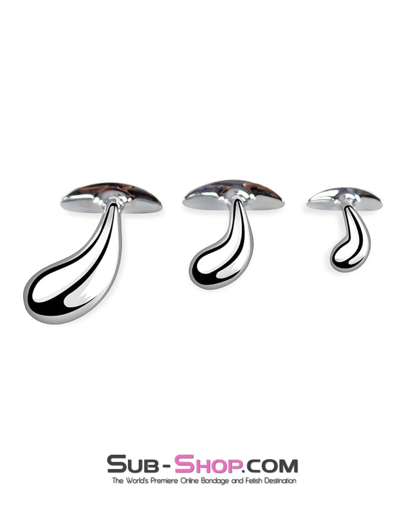 0339M  Prostate Pleaser Stainless Steel Butt Plug - Image 3
