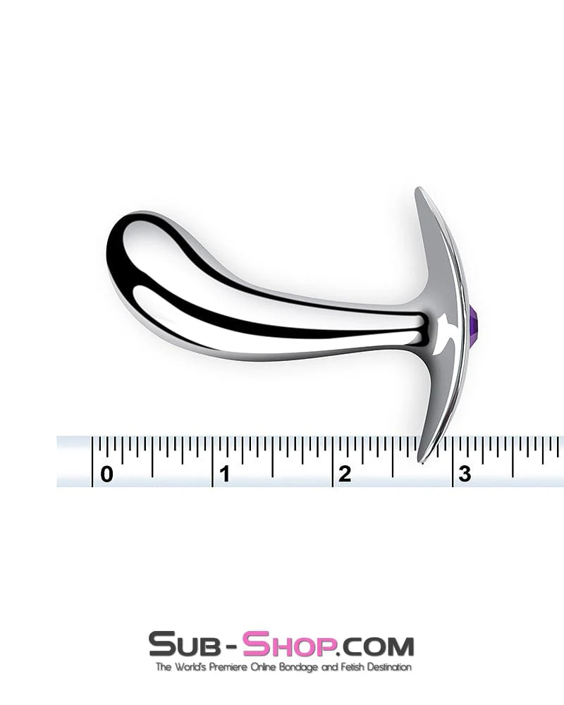 0339M  Prostate Pleaser Stainless Steel Butt Plug - Image 4