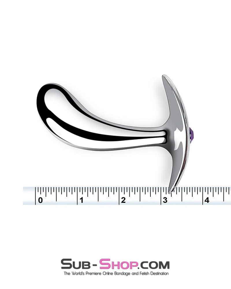 0339M  Prostate Pleaser Stainless Steel Butt Plug - Image 5