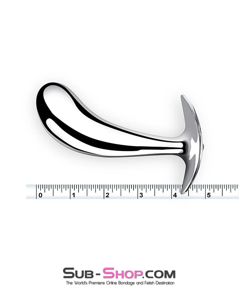 0339M  Prostate Pleaser Stainless Steel Butt Plug - Image 6