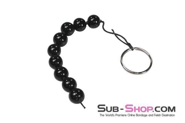 0351DL Mini Black Anal Beads - MEGA Deal - Image 3