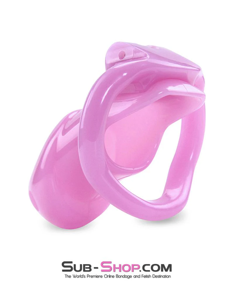 0396AE      Sissy Bitch High Security Keyed Tumbler Locking Male Chastity with 4 Base Cock Ring Sizes - MEGA Deal - Image 3