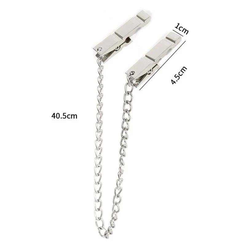 0425M Mini Metal Stainless Steel Clothes Pins Nipple Clamps - Image 3