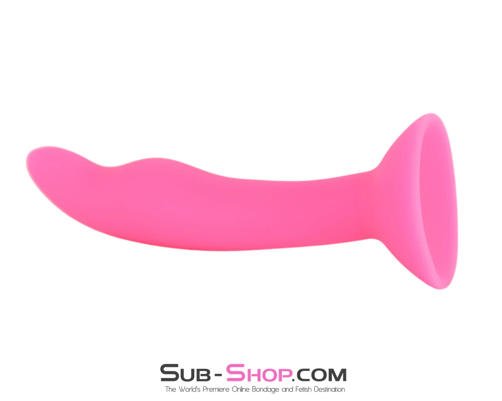 0437M  Pink Mini Tapered Silicone Anal Training Plug with Suction Cup Base🔥 FINAL CLEARANCE – Last Chance! - Image 2