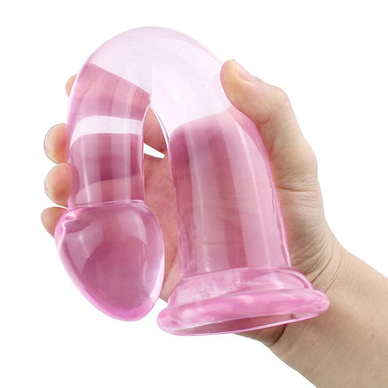 0439M Crystal Suction Cup Base Anal Dildo - Image 2