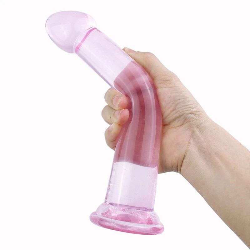 0439M Crystal Suction Cup Base Anal Dildo - Image 4