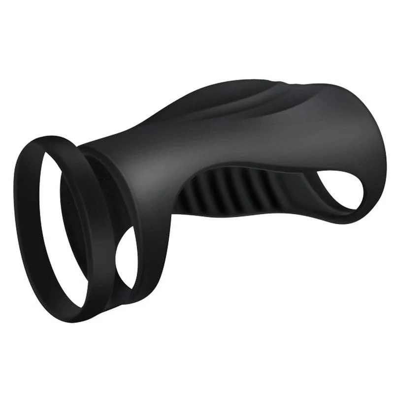 0544M  Dual Ring Silicone Cock Enhancement Sleeve🔥 FINAL CLEARANCE – Last Chance!
