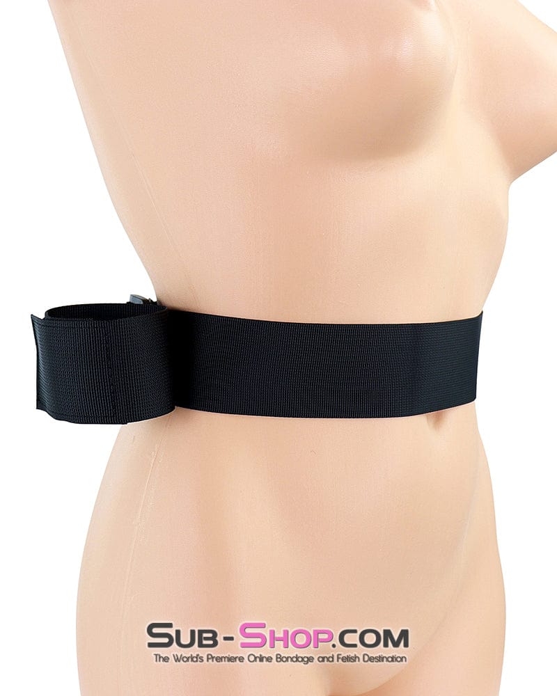 0647M Waist and Wrists Soft Bondage Velcro Restraint System - Image 8