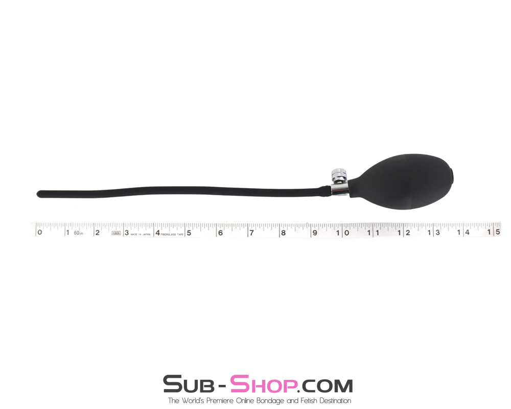 0652AE Inflatable Urethral Plug - Inflatable Penis Sound Dilator with Pump Bulb - Image 4