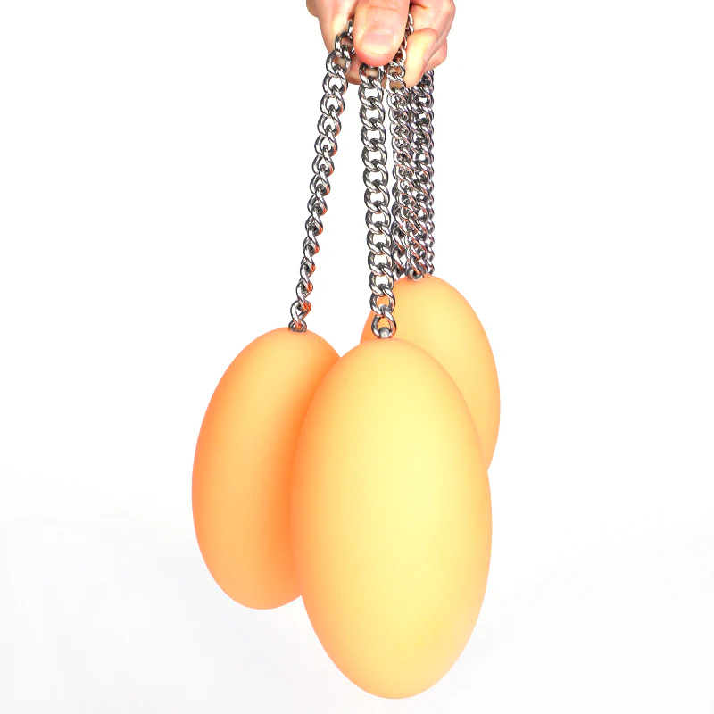 0819M Luminous Ovipositor Egg Plug – Glow-in-the-Dark Egg with Chain Leash - Image 2