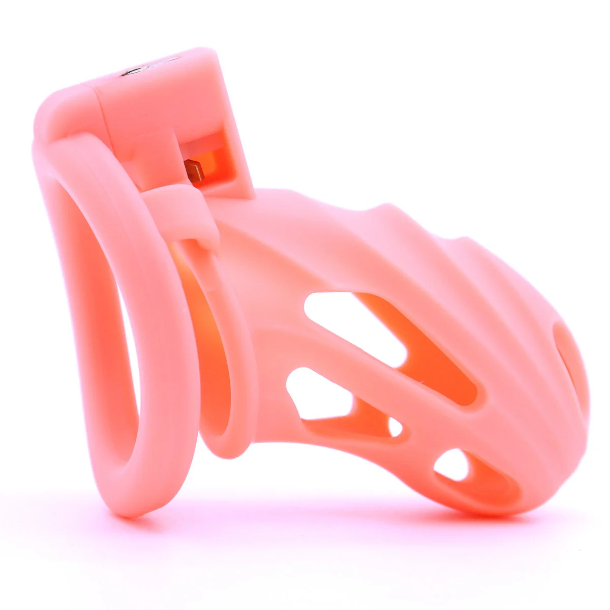 0825M PrettyPink Sissy Chastity Cage - Hidden Lock Cock Cage for Submissive Sissies & Chastity Training - Image 3