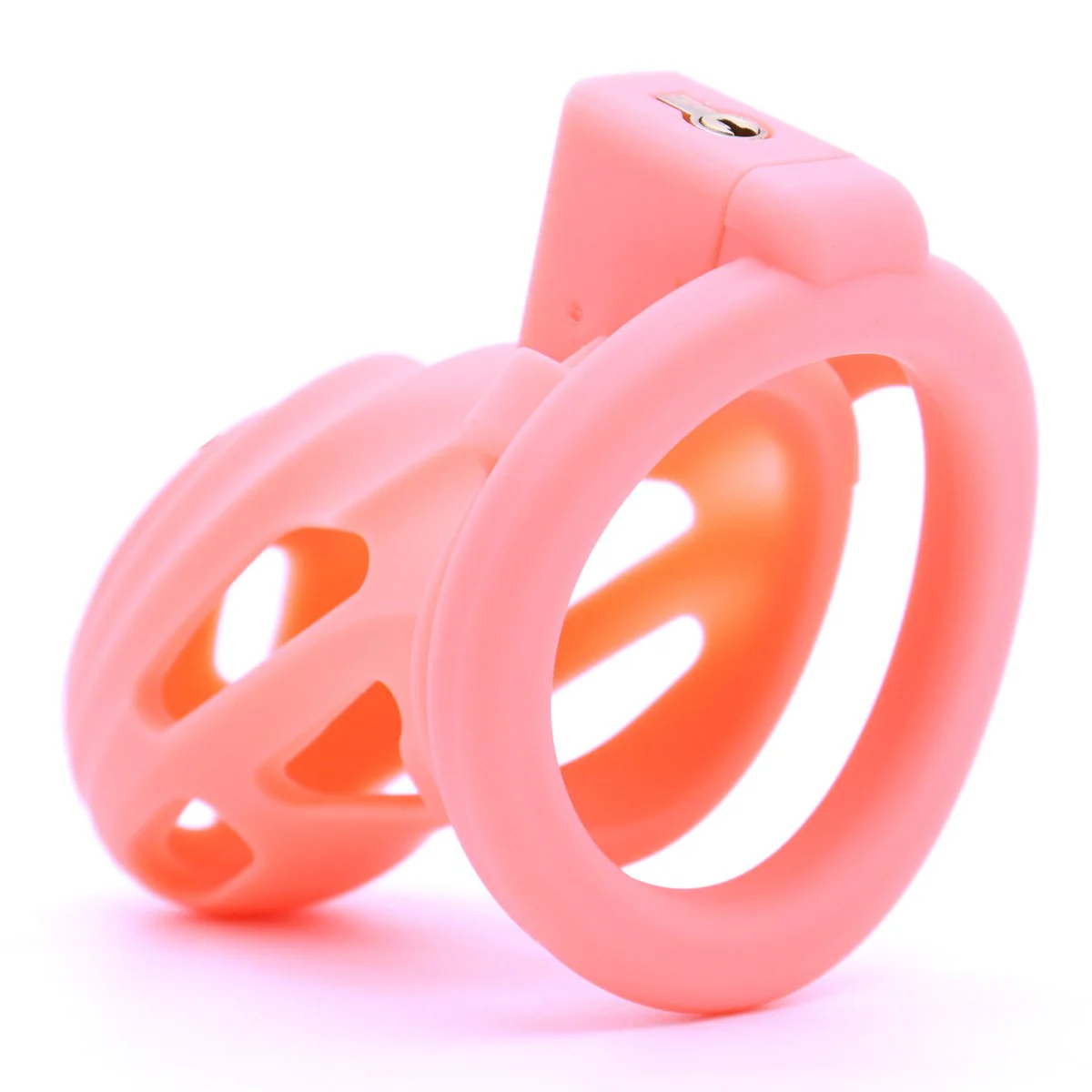 0825M PrettyPink Sissy Chastity Cage - Hidden Lock Cock Cage for Submissive Sissies & Chastity Training - Image 5