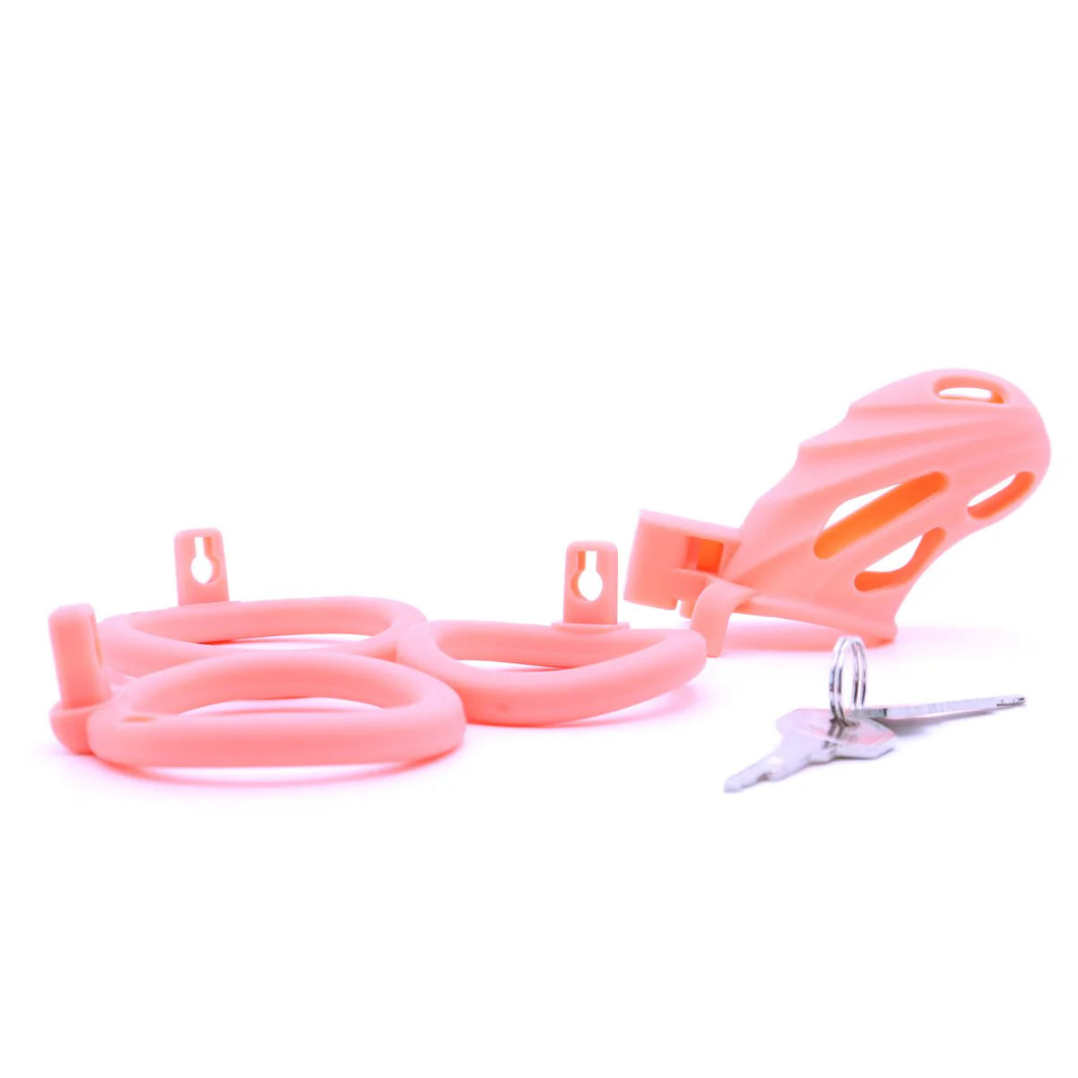 0825M PrettyPink Sissy Chastity Cage - Hidden Lock Cock Cage for Submissive Sissies & Chastity Training - Image 7