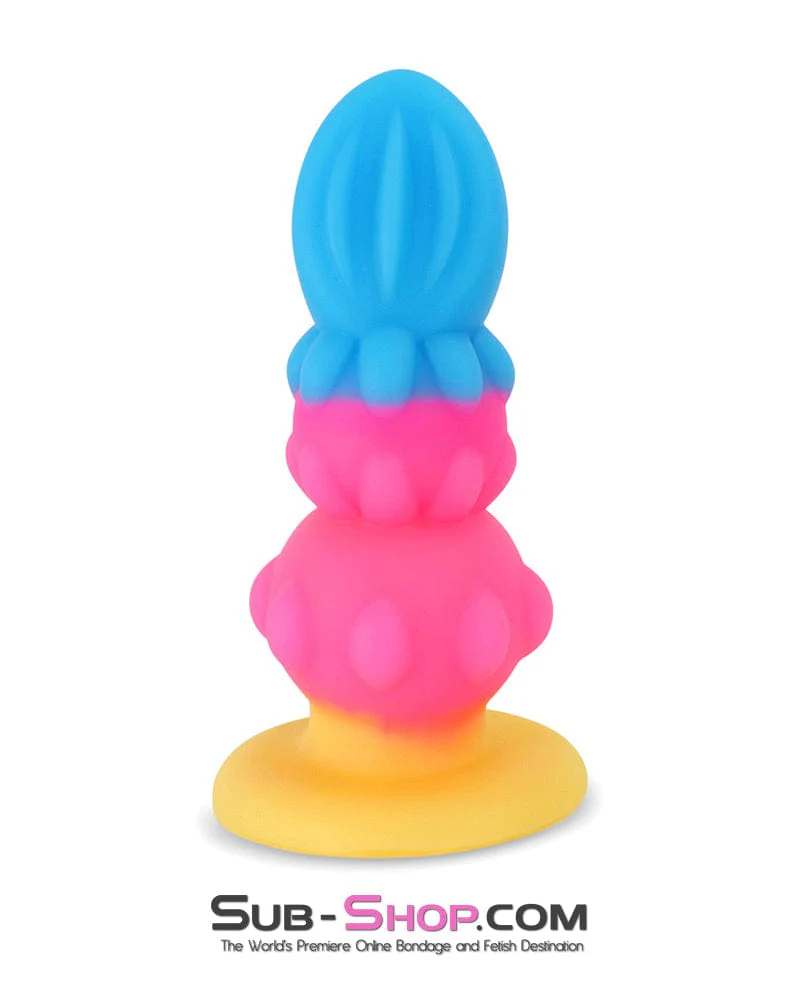 0837DL Cosmic Pop Colored Anal Plug - Large