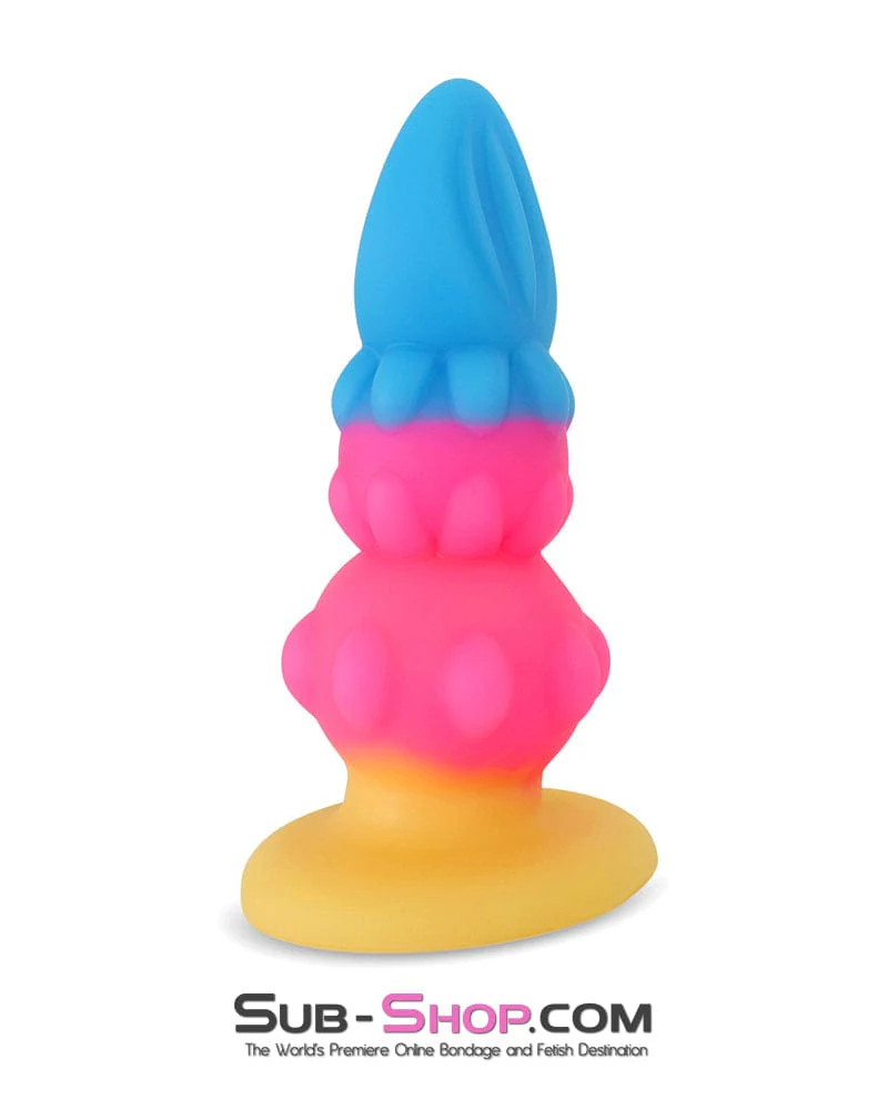 0837DL Cosmic Pop Colored Anal Plug - Large - Image 2