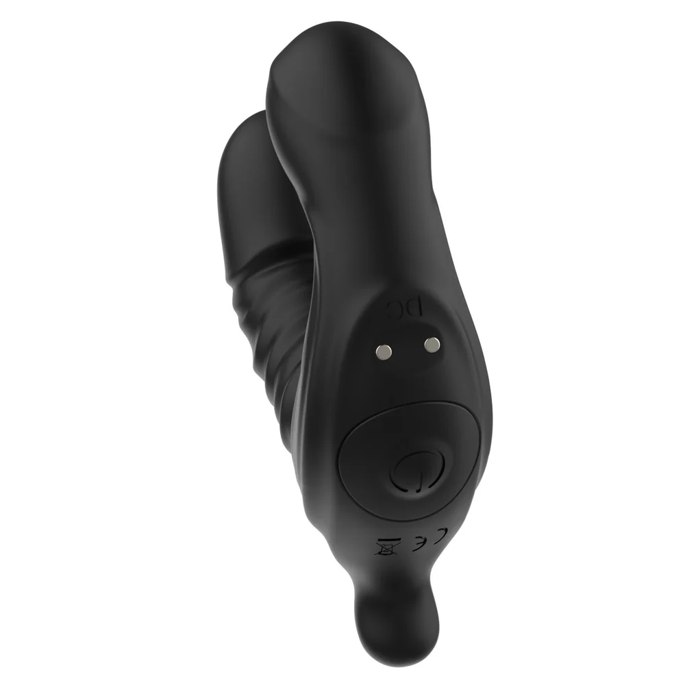 0857M Dual-Motor Vibrating Plug with Perineal & Clitoral Stimulation - Remote Control, Waterproof, Rechargeable - Image 3