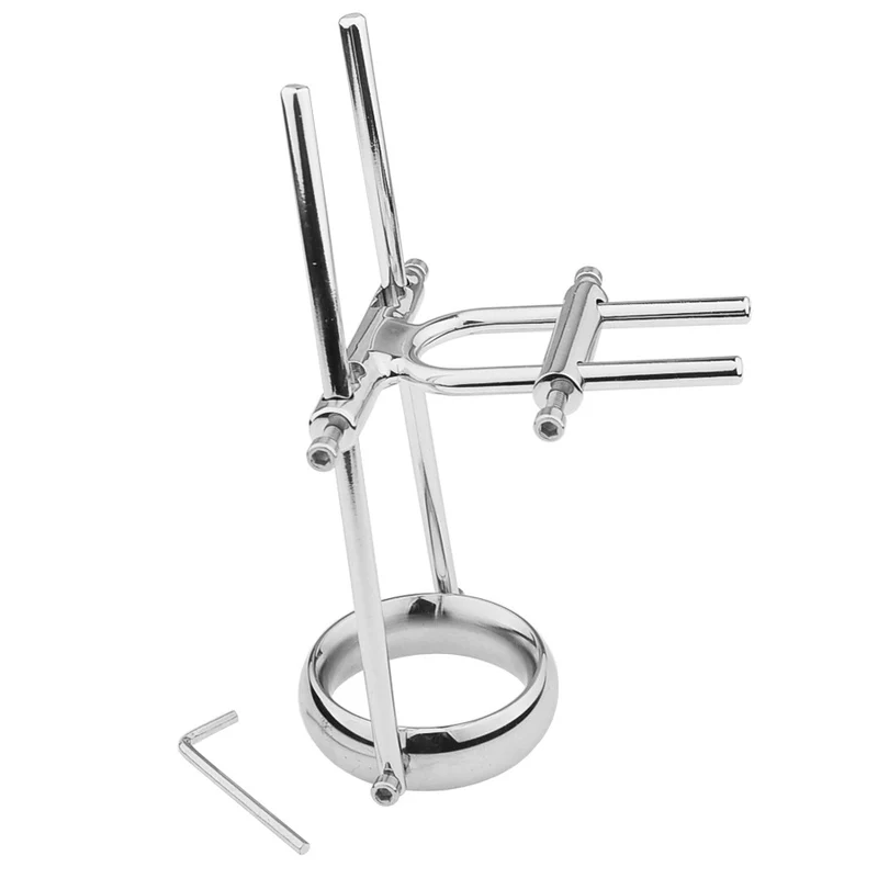 0859M Stainless Steel CBT Penis Extender – Adjustable with Ball Ring Base - Image 9