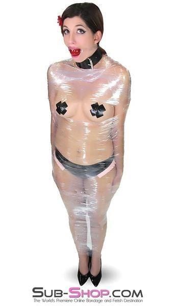 5743A      1,000 ft. Erotic Bondage Fantasy Wrap, Clear - Image 3