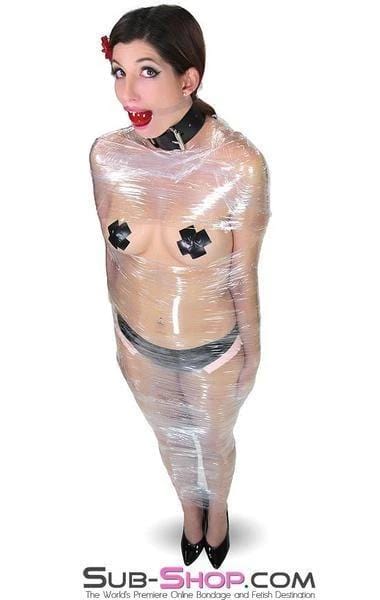 5743A      1,000 ft. Erotic Bondage Fantasy Wrap, Clear - Image 7