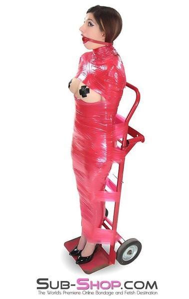 5739A      1,000 ft. Erotic Bondage Fantasy Wrap, Red - Image 18