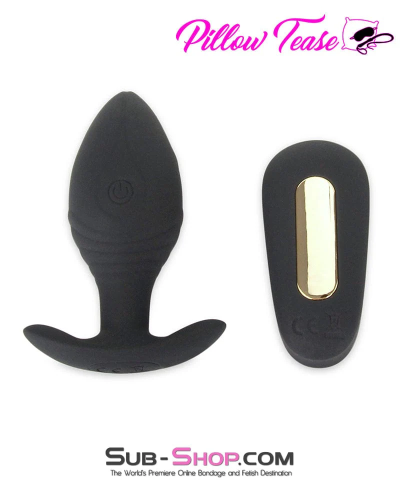 7038M 12 Function Rechargeable Waterproof Remote Royal Pleasure Anal Pleasures Plug