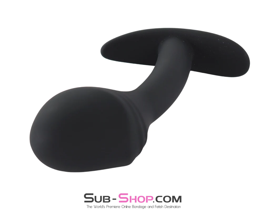 1336M Curved Prostate Plug - Ergonomic Anal Massager with Large Bulb Tip