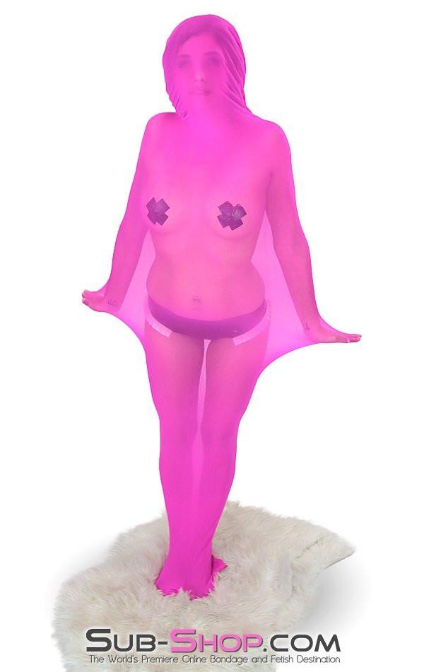 1517DL      Sheer Encasement Pink Silk Full Body Sack - Image 3