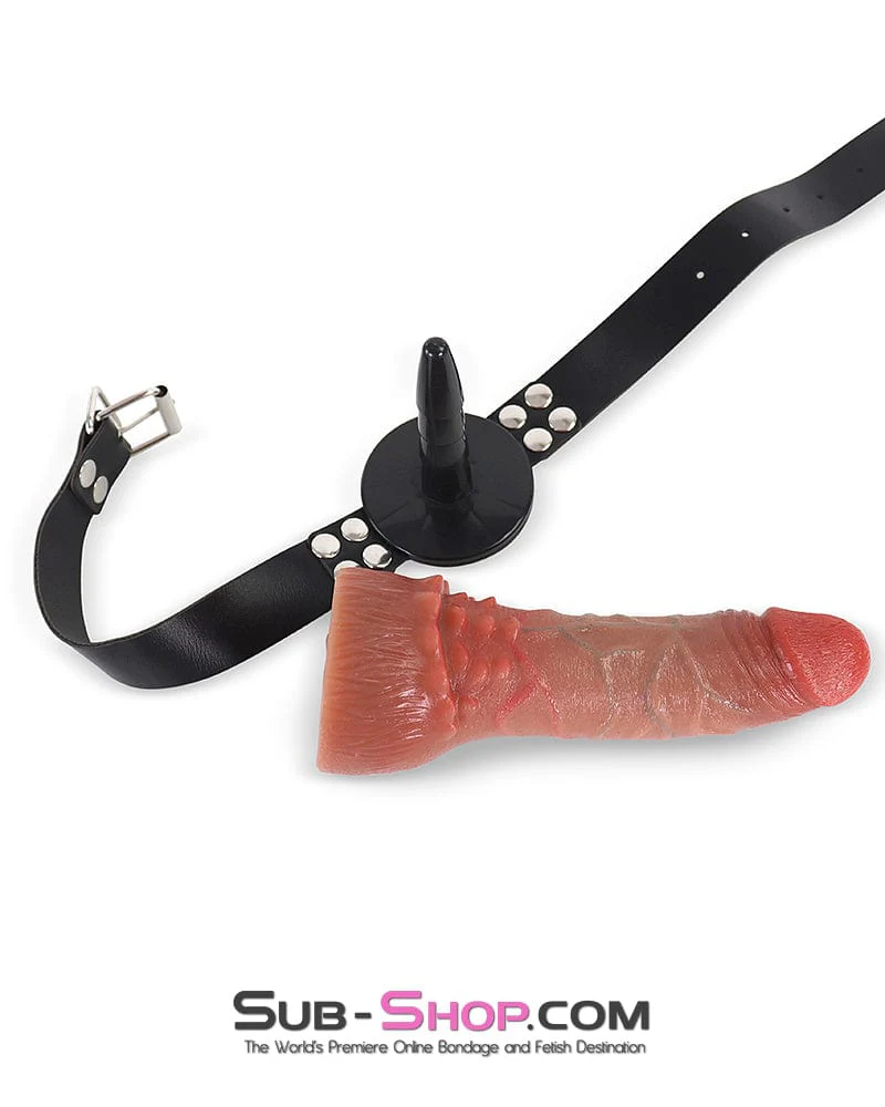 1827DL Wearable Dildo and Black Strap for Strap On Play