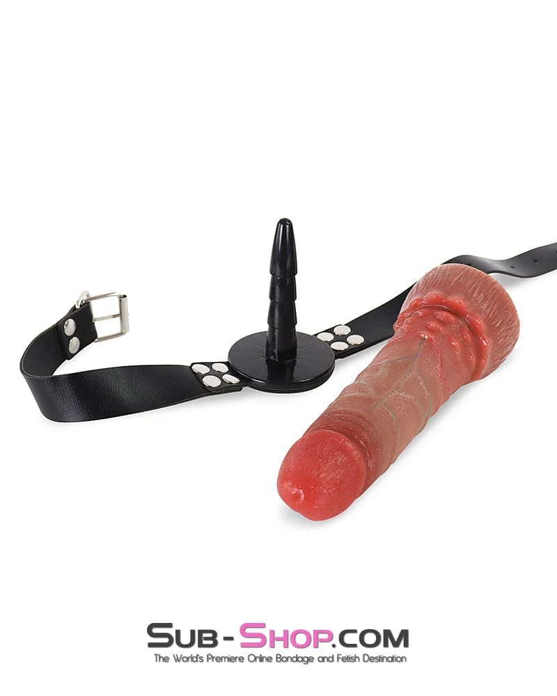 1827DL Wearable Dildo and Black Strap for Strap On Play - Image 3