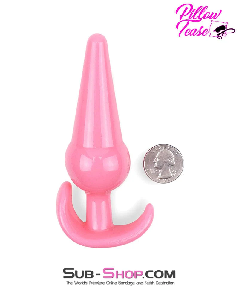 1831M-SIS      Pink Jelly Anal Plug - Image 2