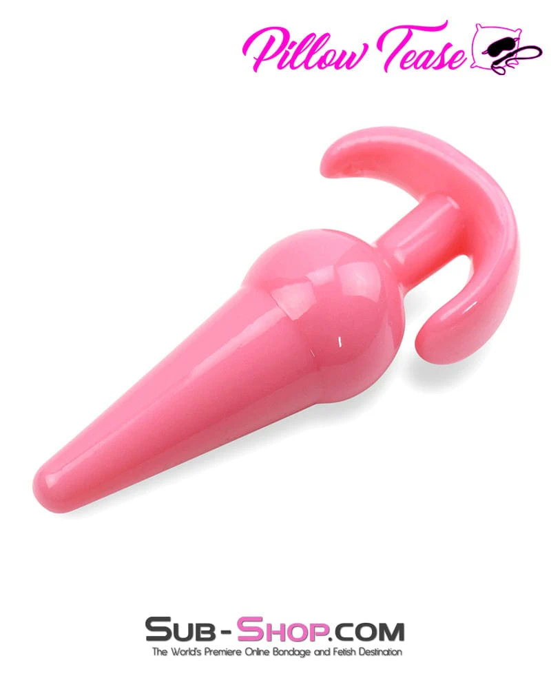 1831M-SIS      Pink Jelly Anal Plug - Image 4