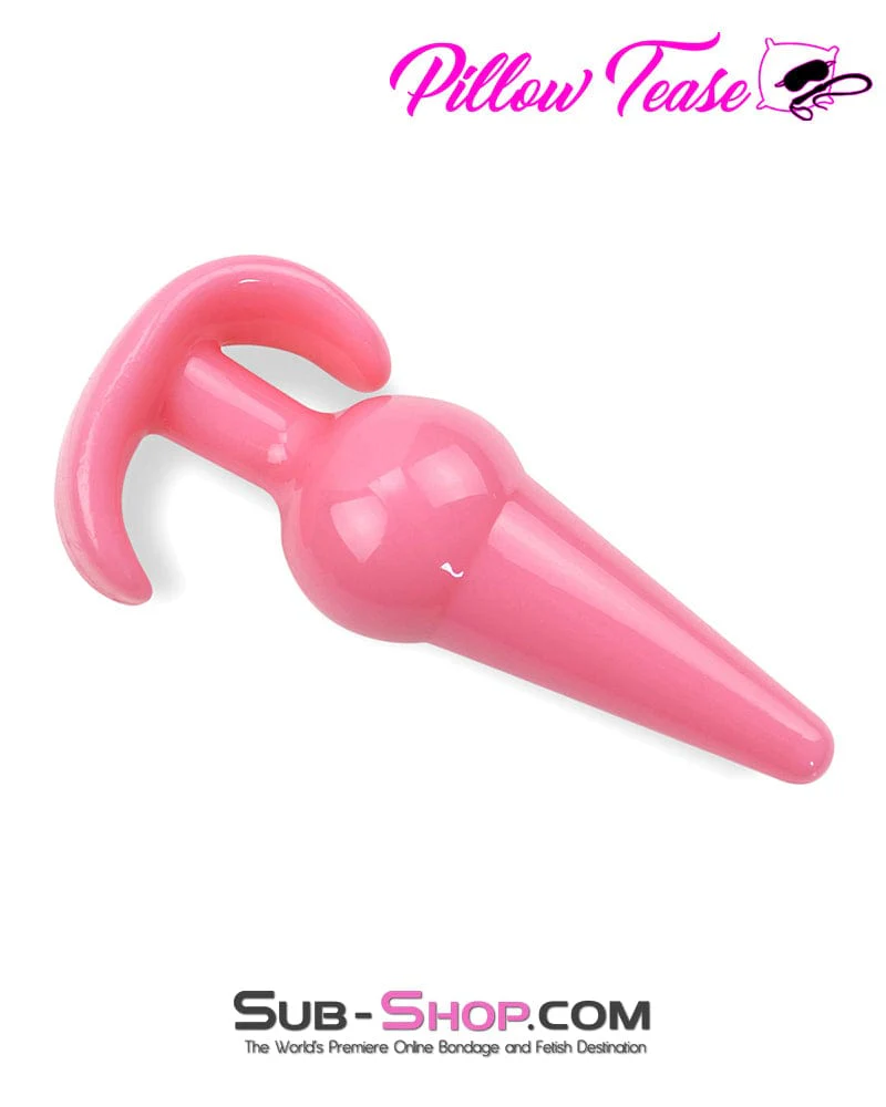 1831M-SIS      Pink Jelly Anal Plug - Image 8