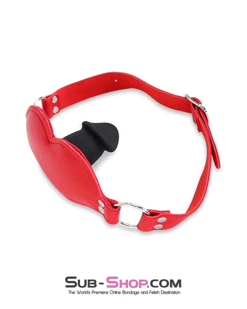✨2554DL Red Lips Padded Panel Blow Job Training Penis Gag - BLACK FRIDAY PREVIEW✨ - Image 3