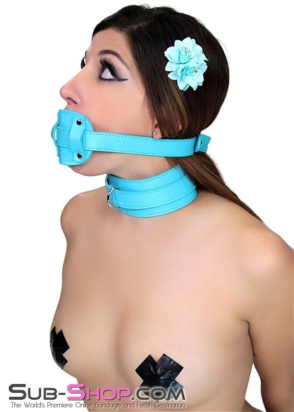 2739RS Locking Rubber Penis Gag, Diamond Blue Strap - SPECIAL OFFER! - Image 12