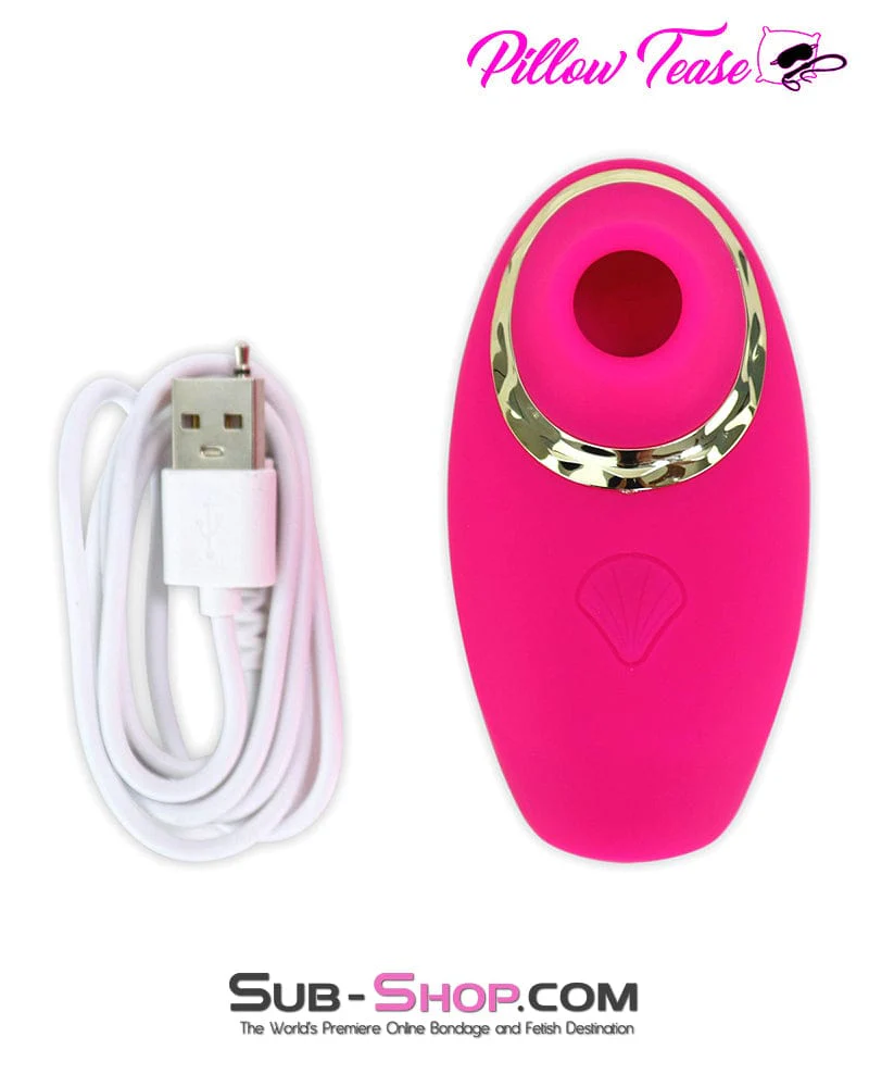 9940M      3 Function Sucking & Licking Waterproof Rechargeable Silicone Vibrator