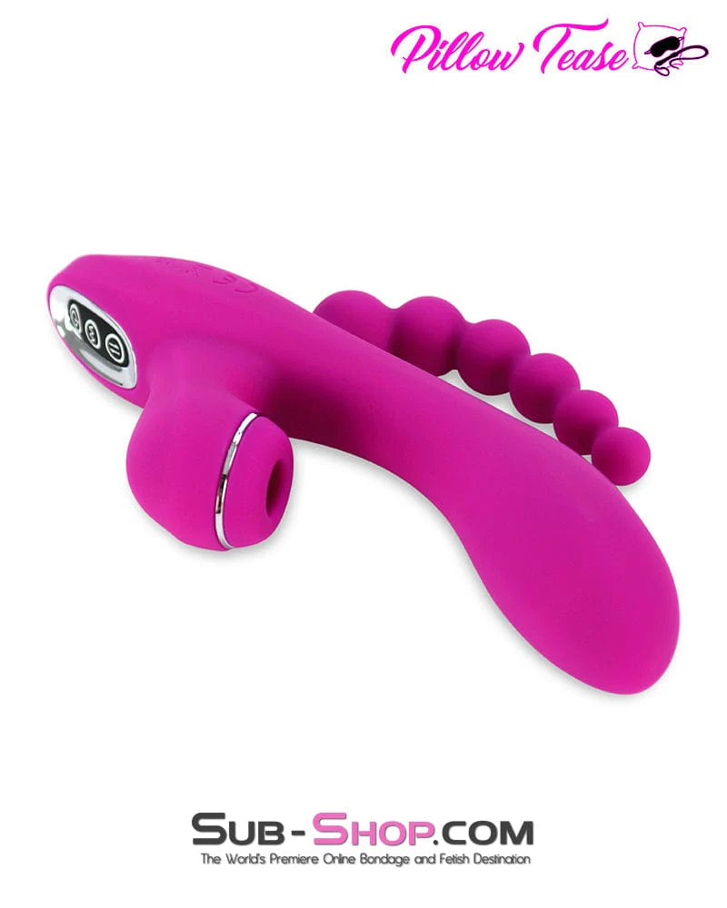2474M 3 in 1 Suction Clit G-Spot Vibrator with Anal Exciter - Image 3