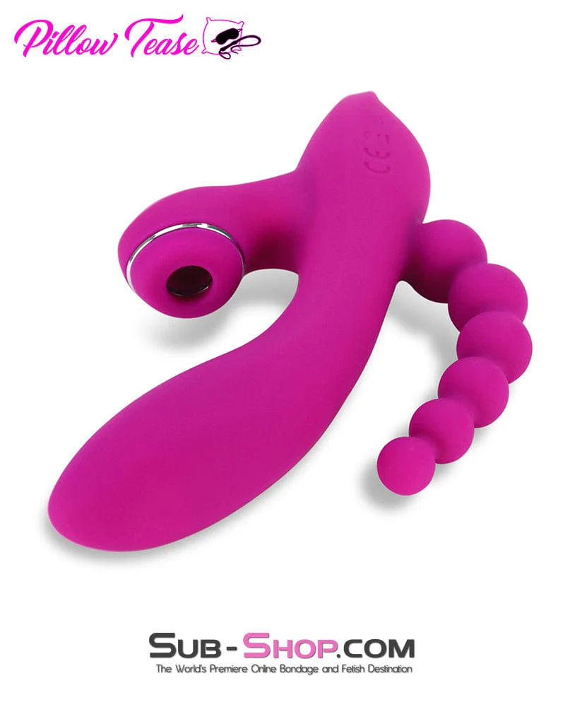 2474M 3 in 1 Suction Clit G-Spot Vibrator with Anal Exciter - Image 5