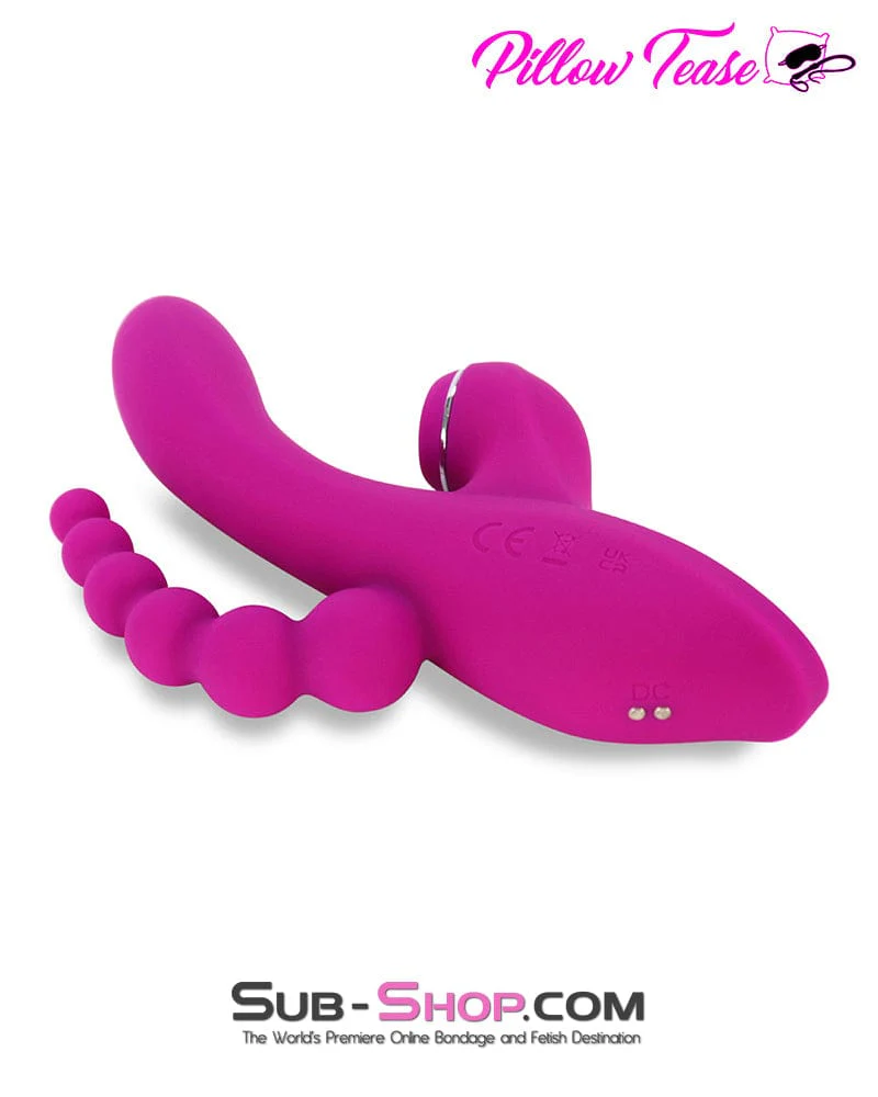 2474M 3 in 1 Suction Clit G-Spot Vibrator with Anal Exciter - Image 6