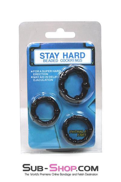 1436M 3 Ring Beaded Cock Ring Set 🔥 Holiday Heatwave Deal — Ends Without Warning - Image 10
