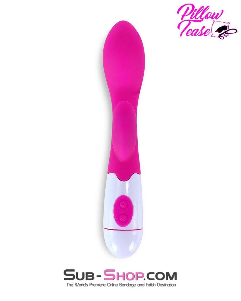 7189M      30 Function Pink Silicone Rabbit Waterproof Vibrator - Image 2
