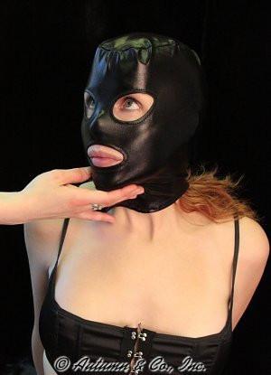 3484LB      Shiny Spandex Open Mouth & Eyes Hood - Image 9