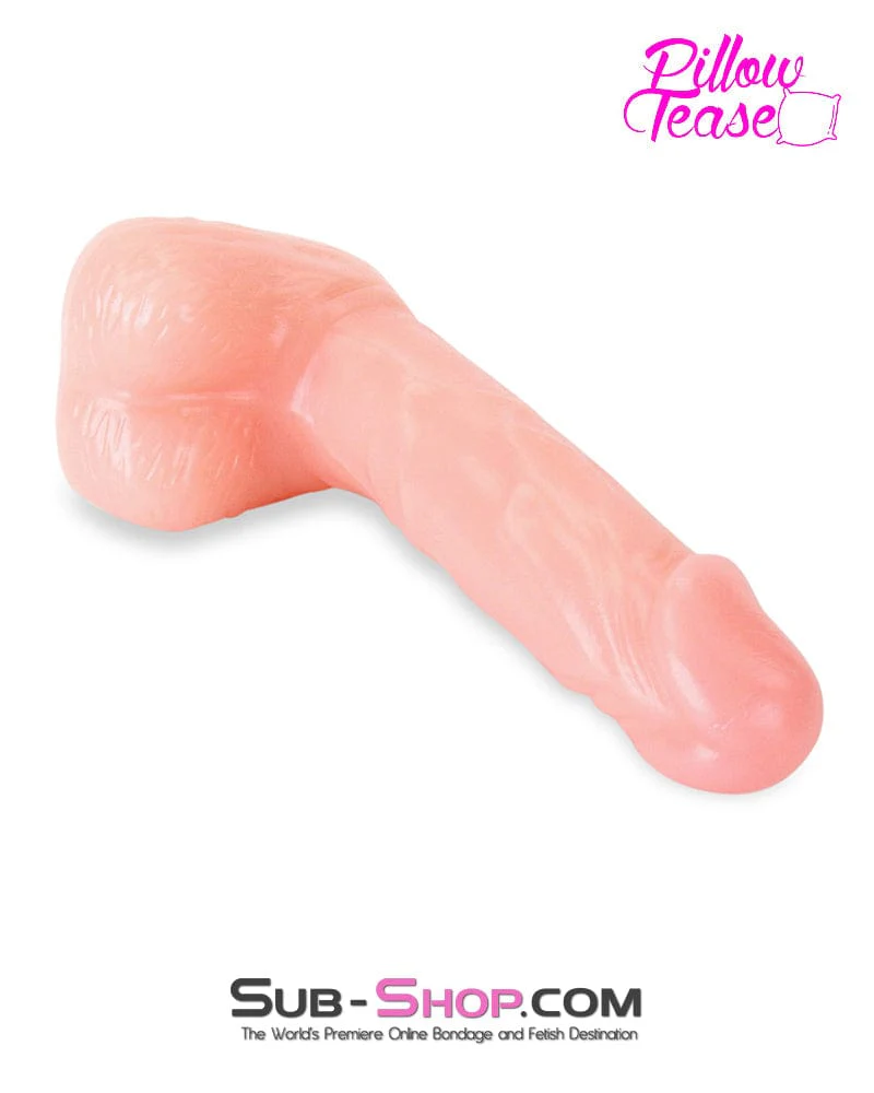 6891M      4.5" Mini Jelly Dildo, Flesh - Image 4