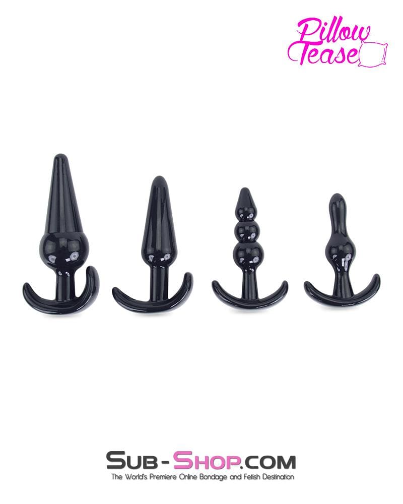 6815M <b>BOGO!</b> 4 Piece Anal Trainer Butt Plug Set