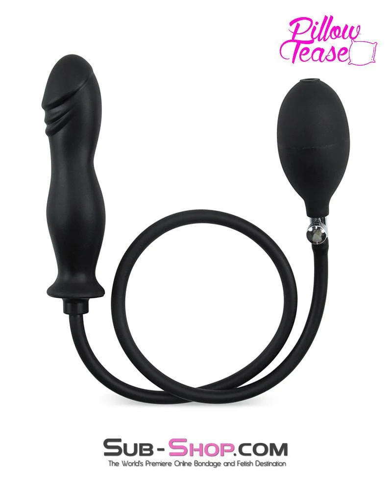 6940M      Inflatable Black 6” Rubber Dong - Image 3